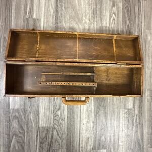 Vintage US Navy Standard Storage Battery Wood Box Military Crate 1940s-50s